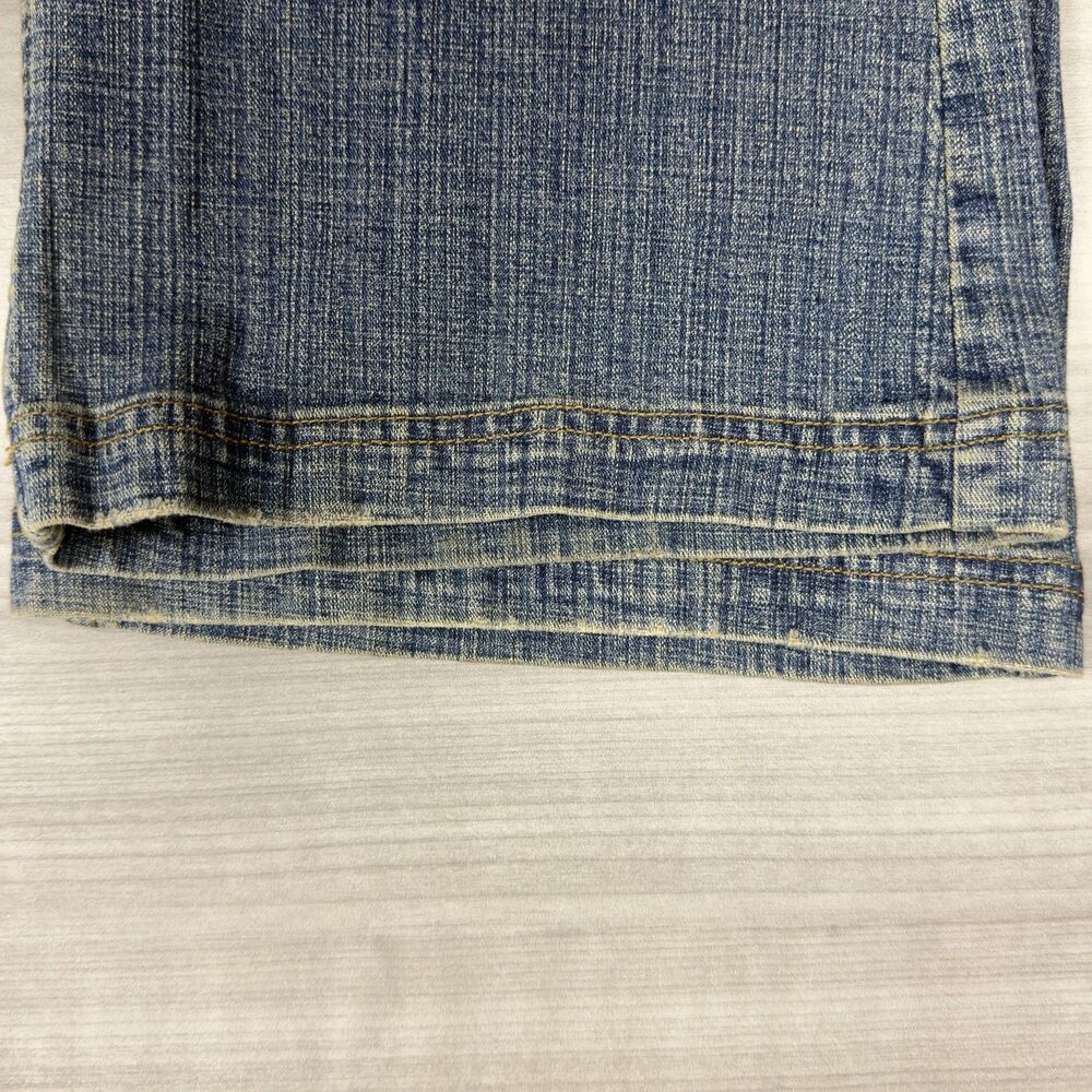 D.Jeans Women Size 14 Medium Wash Floral Embroidered Bootcut Denim Jeans Y2K VTG - Picture 9 of 9